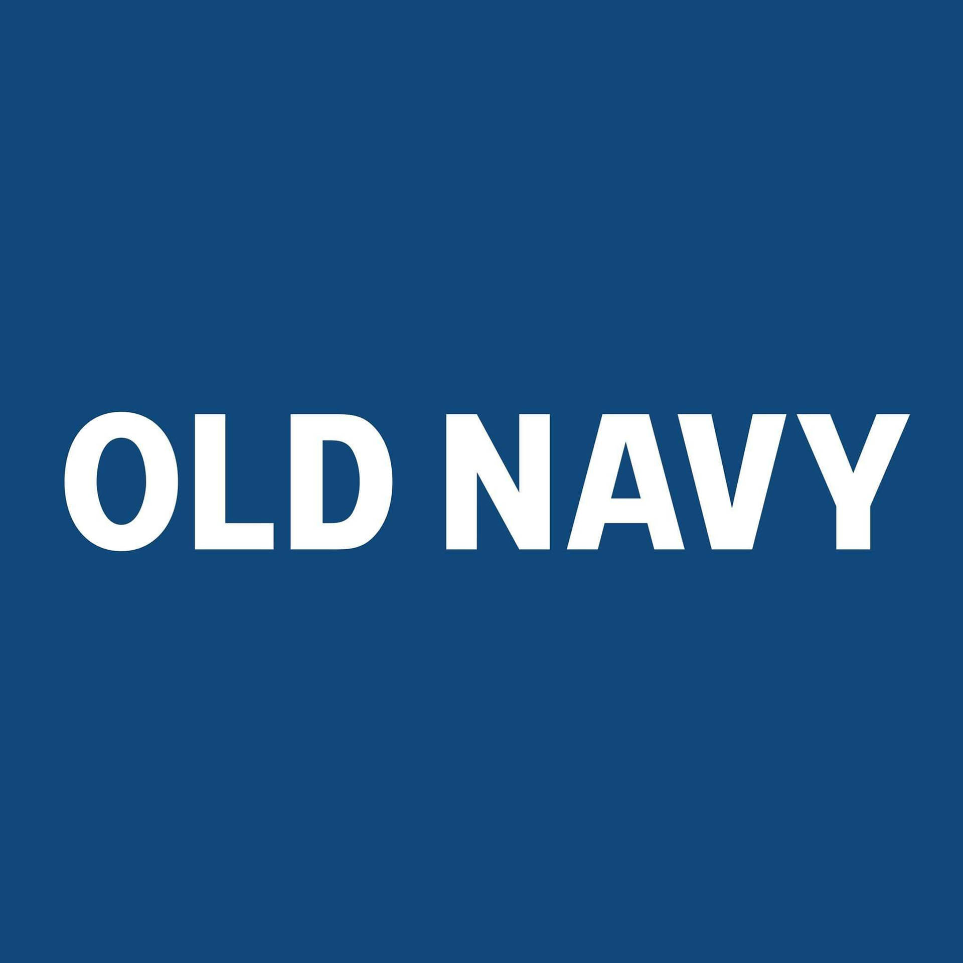 Old Navy Logo Blue Background