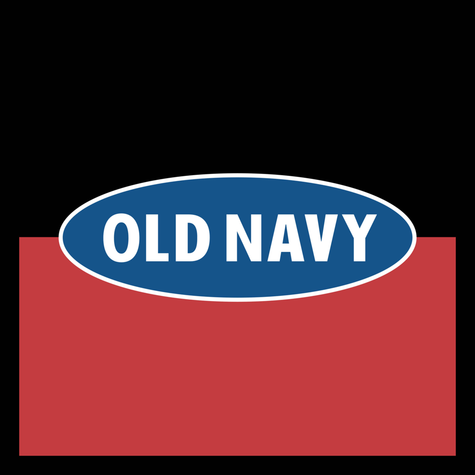 Old Navy Logo Red Border