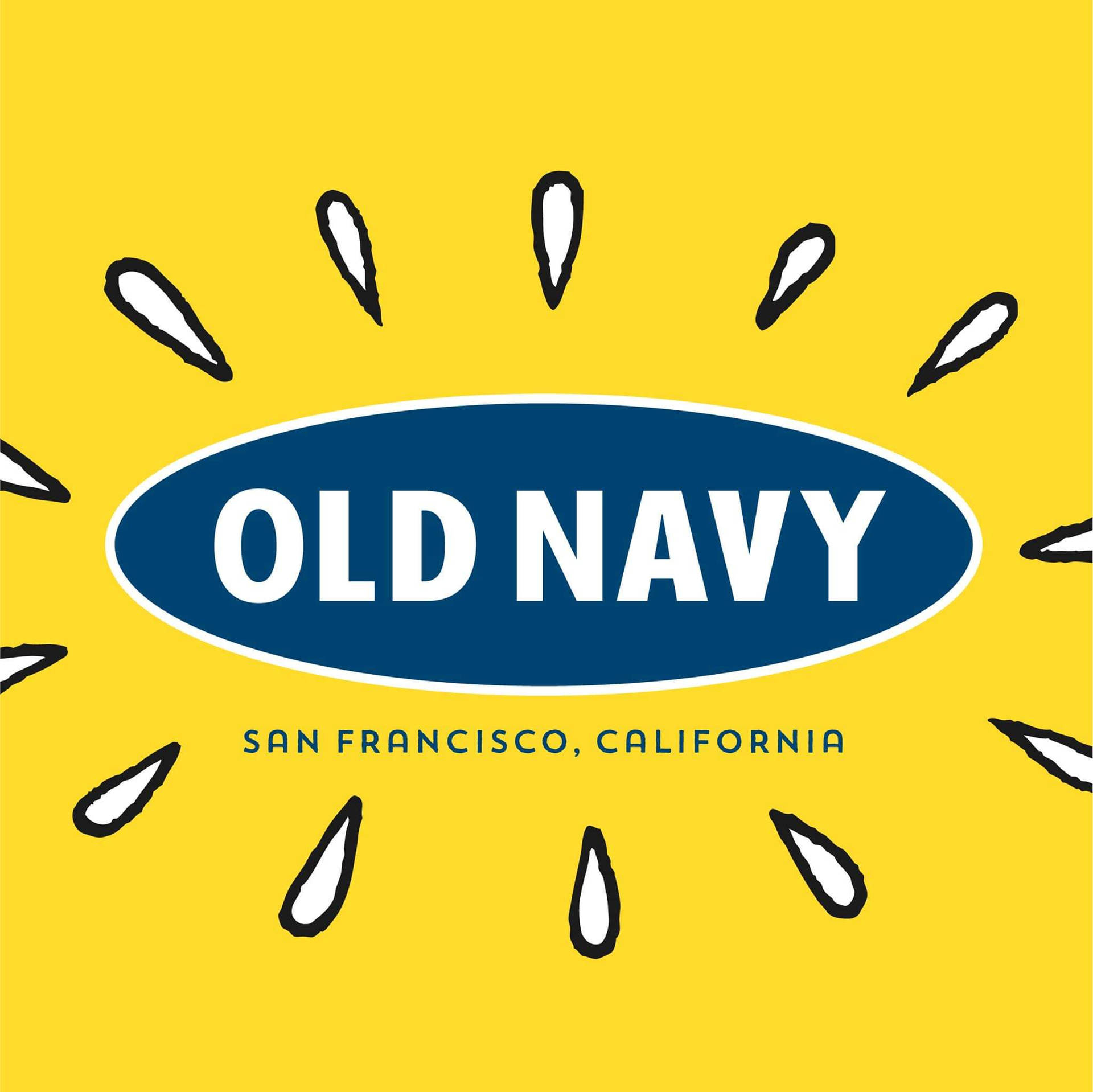 Old Navy Logo Summer Illustration