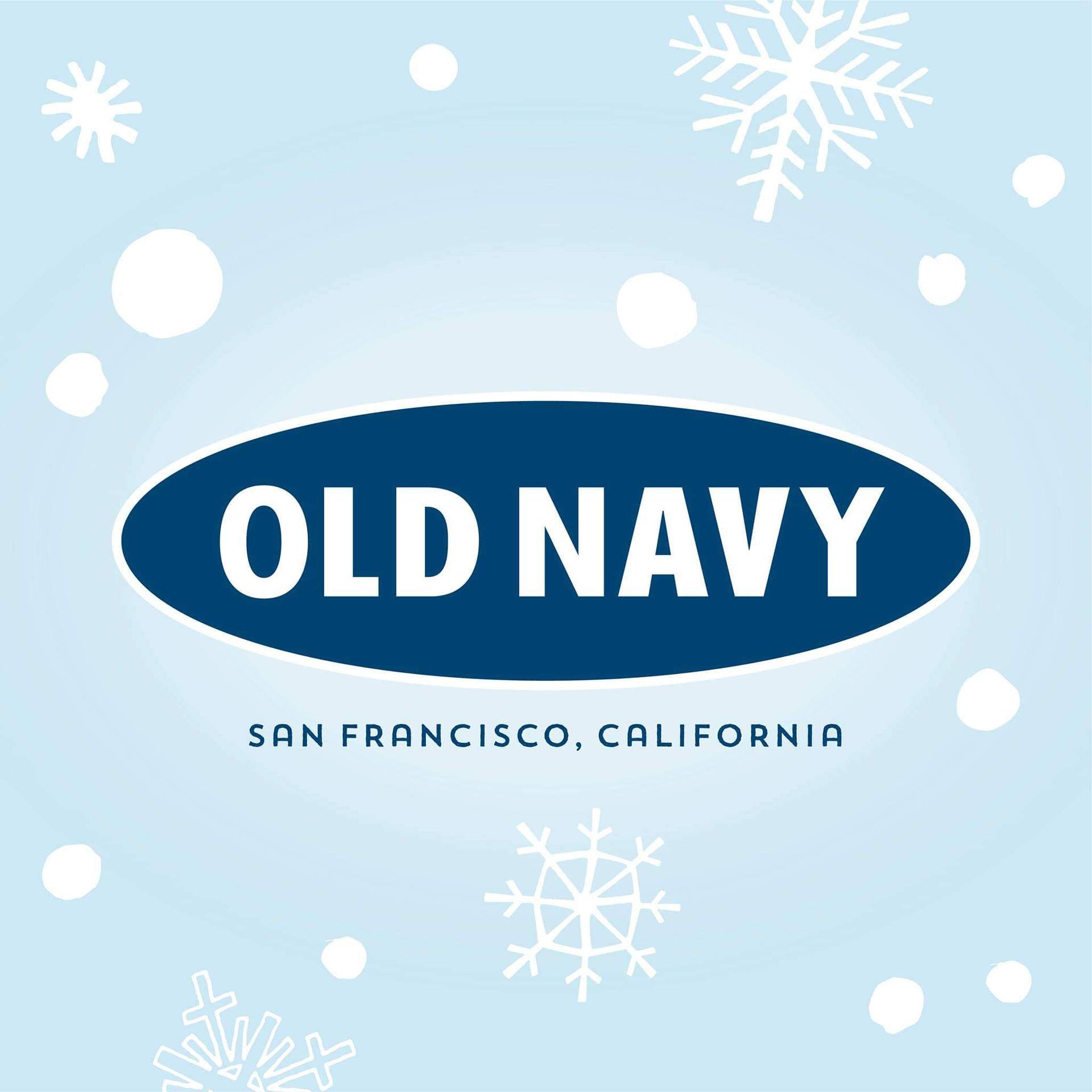 Old Navy Logo Winter Background