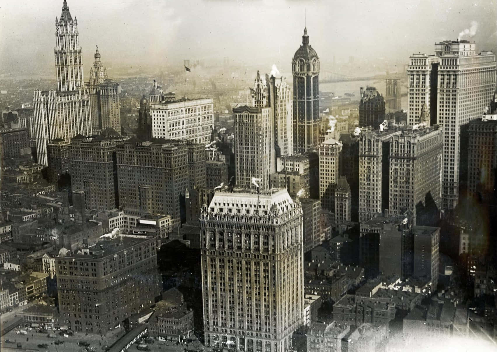 Unafoto De La Ciudad De Nueva York Fondo de pantalla