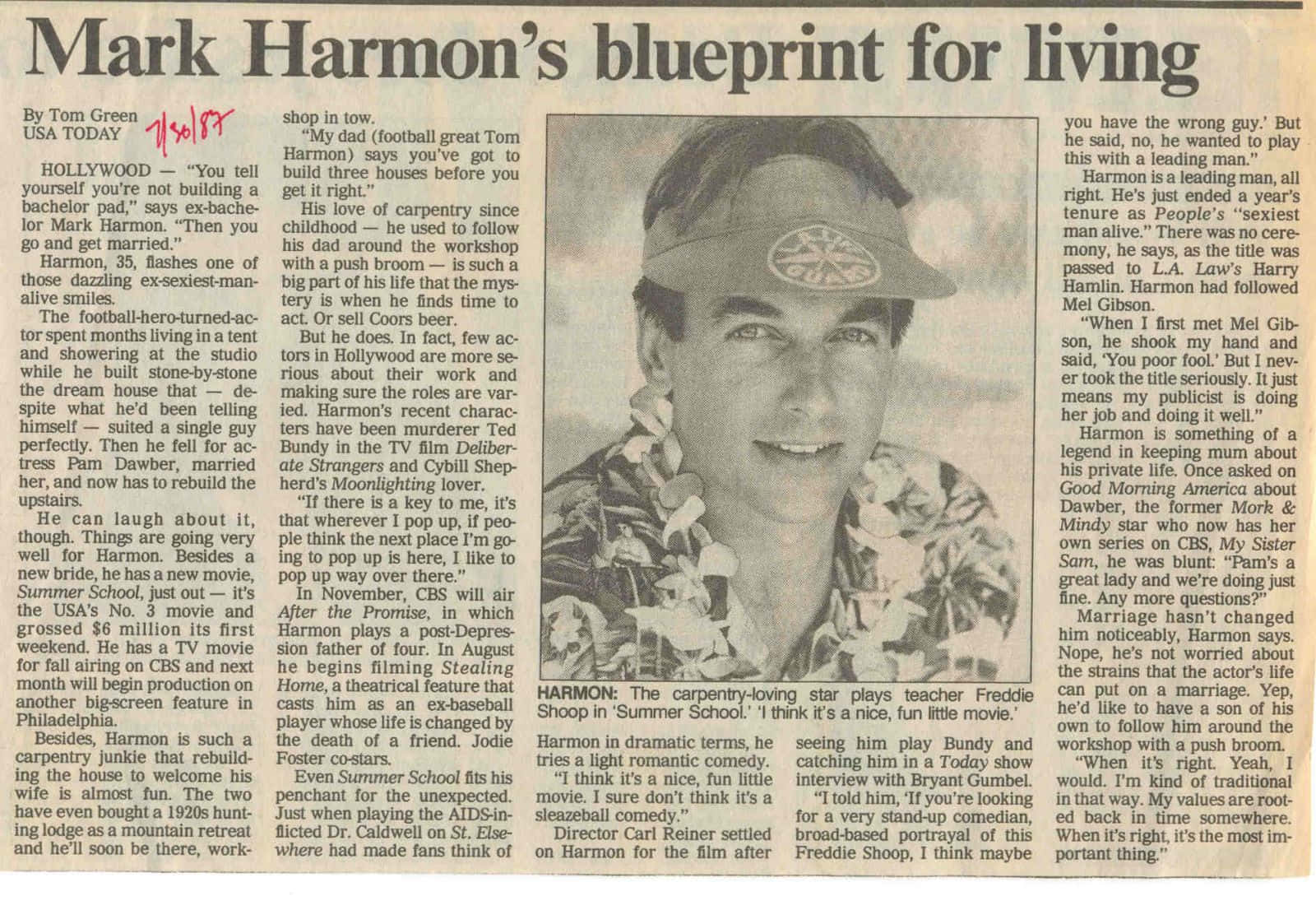 Mark Harmon's Blueprint For Living