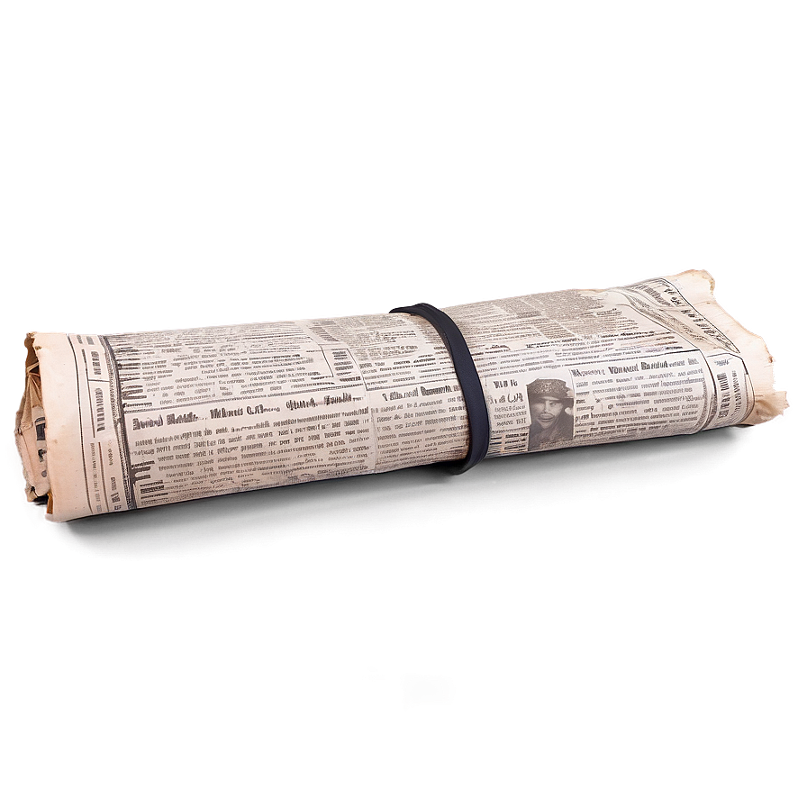 Old Newspaper Texture Png 06252024 PNG