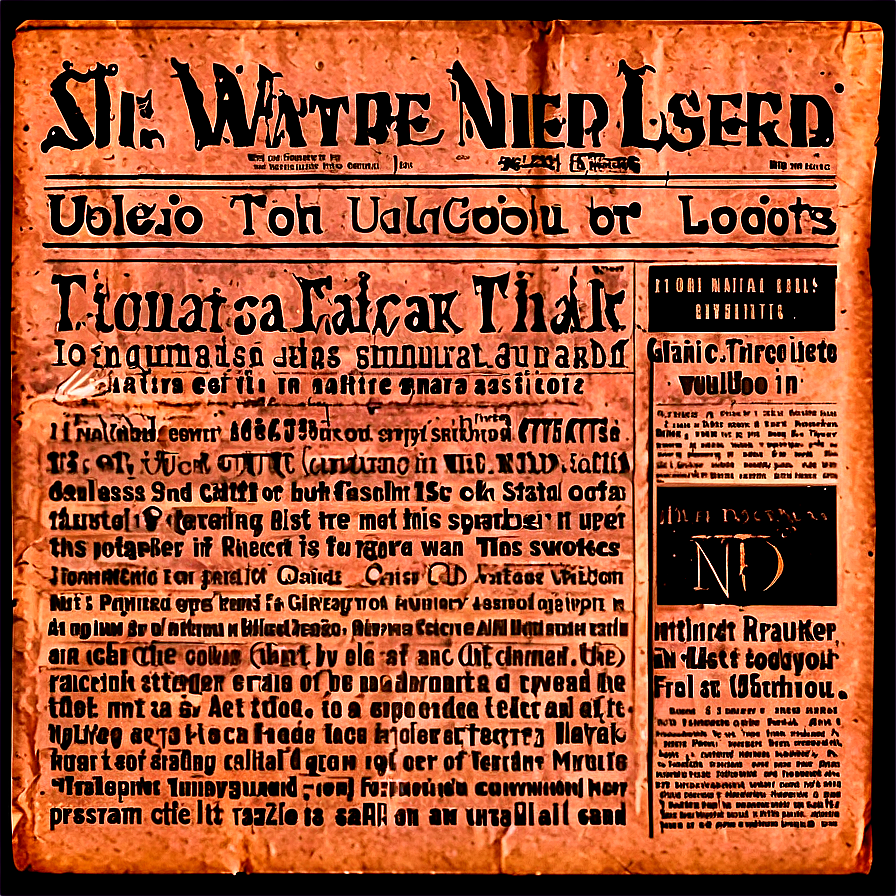 Old Newspaper Texture Png Etx PNG