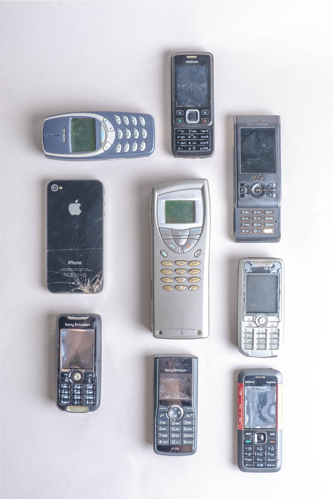Old Nokia Phones Background