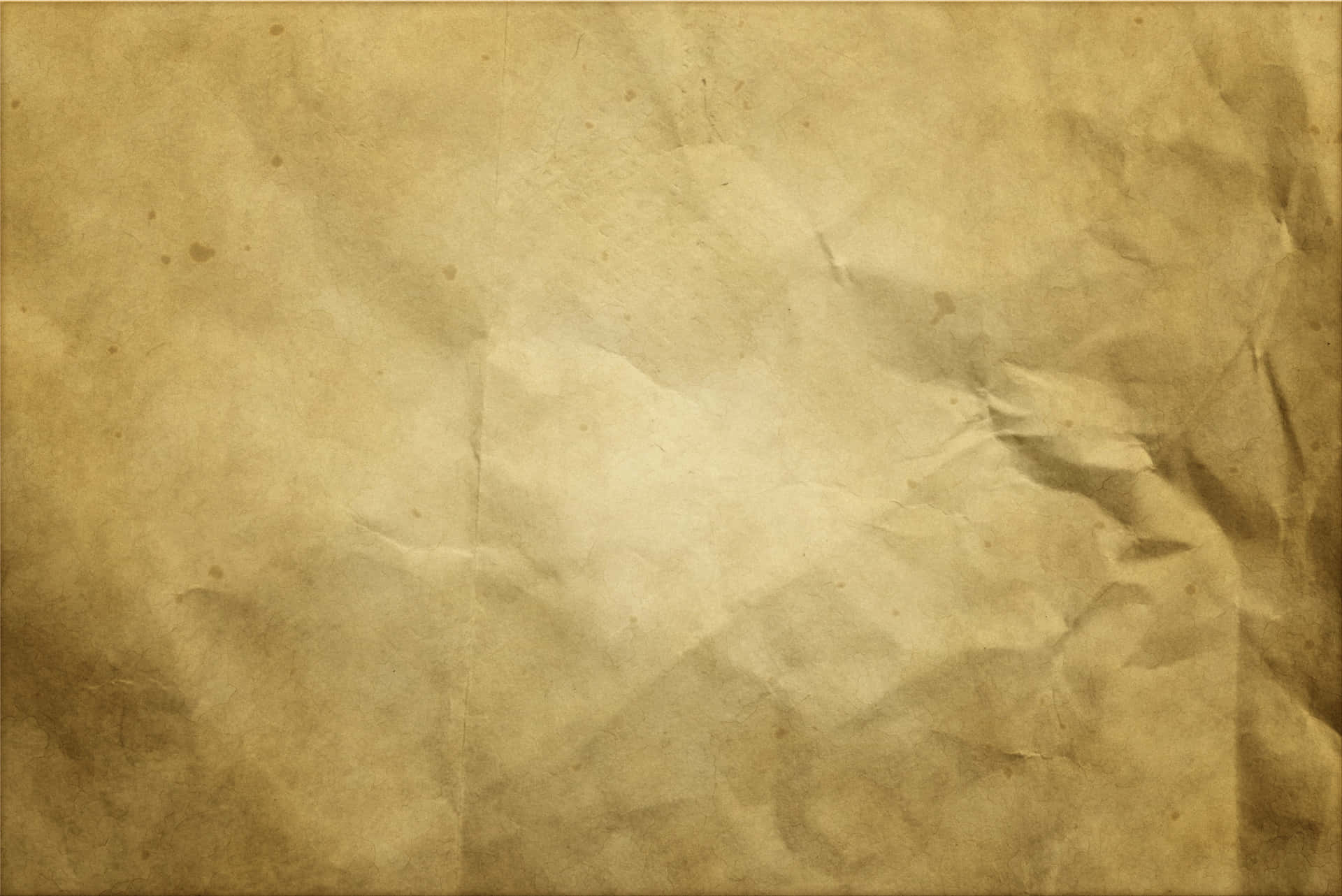 Old Paper With Crumpled Edges Background