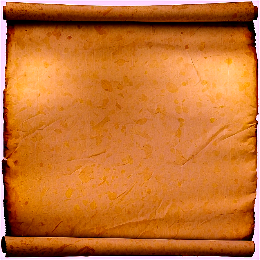 Old Paper Scroll Texture Png 06252024 PNG