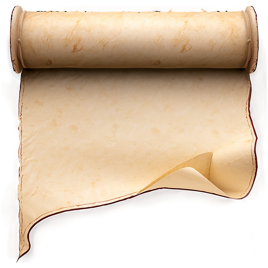 Old Paper Scroll Texture Png 06252024 PNG