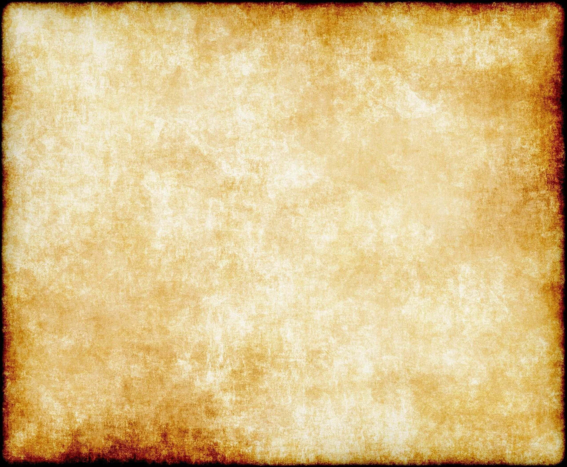 Vintage Paper Texture with Rusty Colored Old Edges