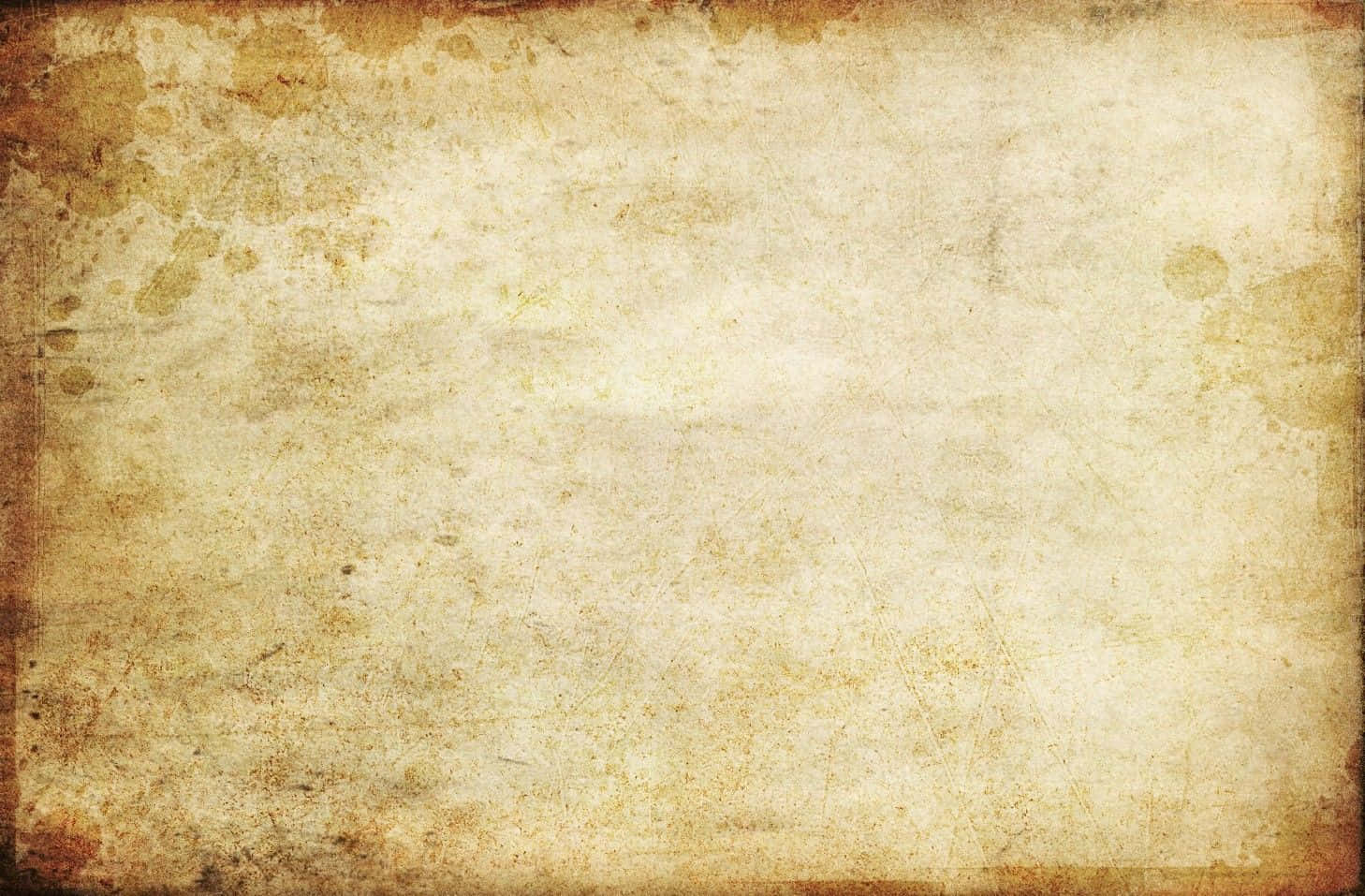 Old Paper Texture With Brown Stain Background
