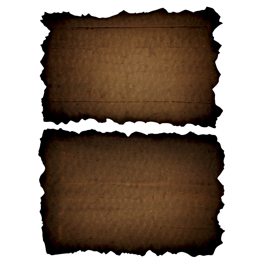 Old Paper Texture With Burned Edges Png 06252024 PNG