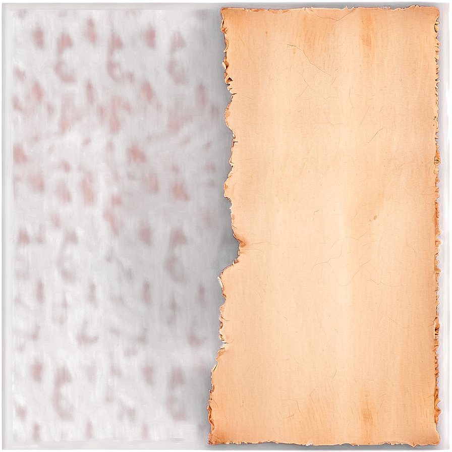 Old Paper Texture With Ripped Edges Png 06252024 PNG