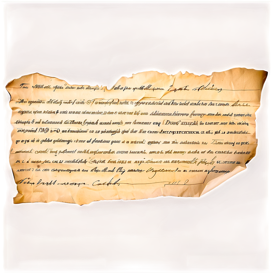 Old Paper Texture With Writing Png 06252024 PNG