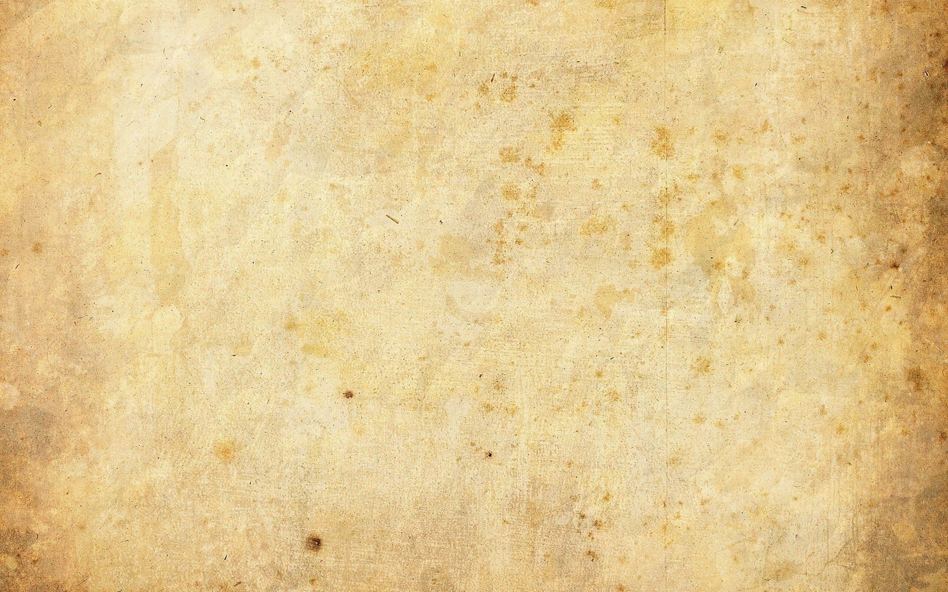 Old Paper Texture With Yellow Stain Background