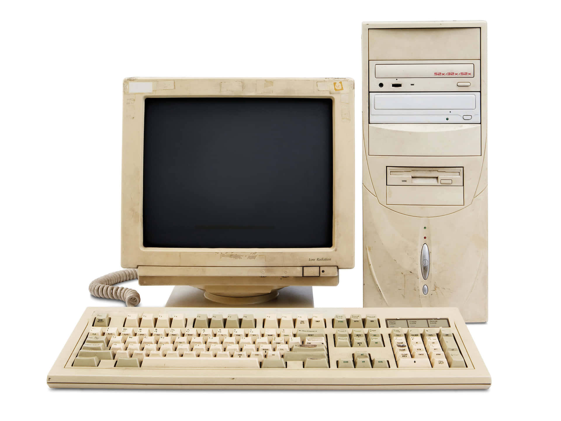 Unejemplo Clásico De Una Computadora Antigua Fondo de pantalla