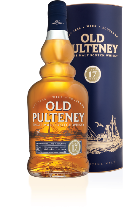 Old Pulteney17 Year Old Single Malt Scotch Whisky PNG