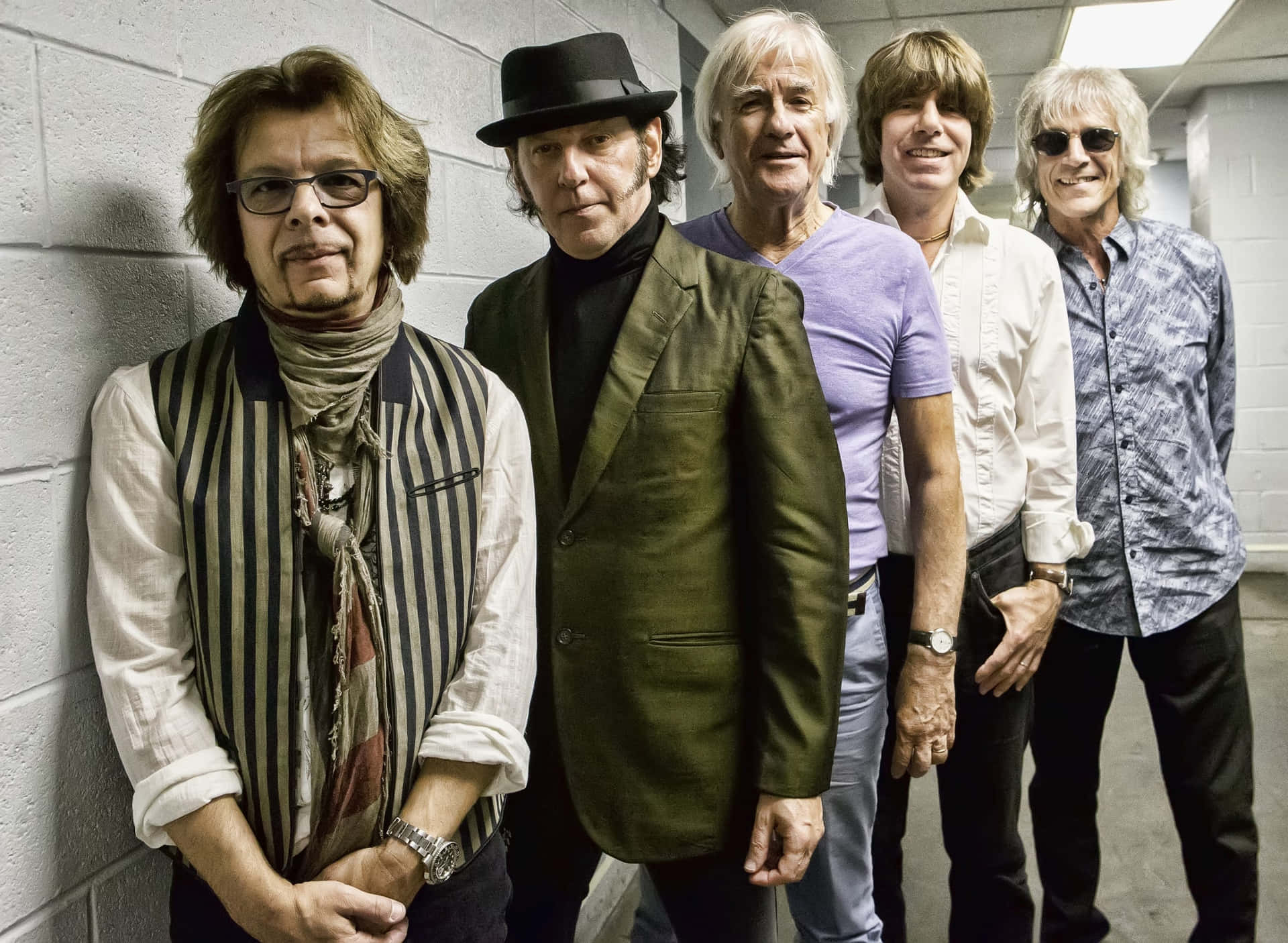 Old Rock Band The Yardbirds Reunion Wallpaper