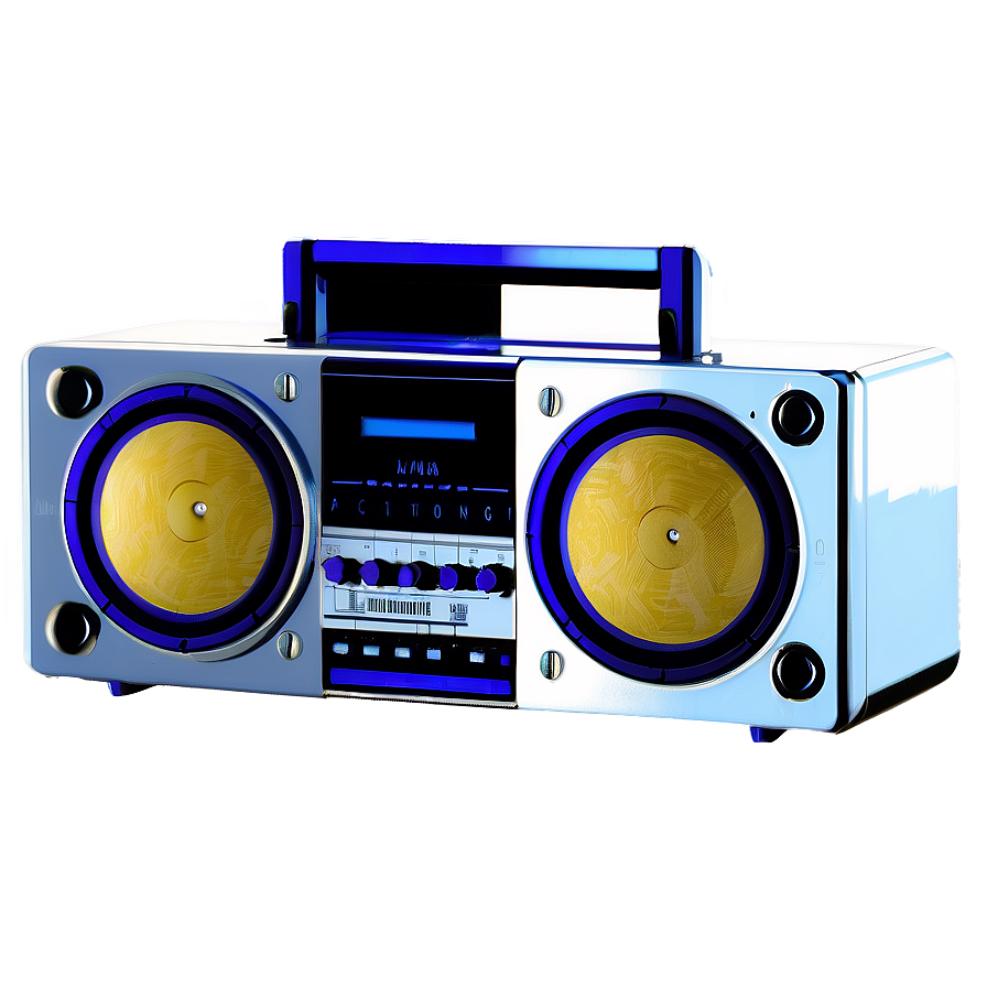 Old School Boombox Music Player Png Jev43 PNG