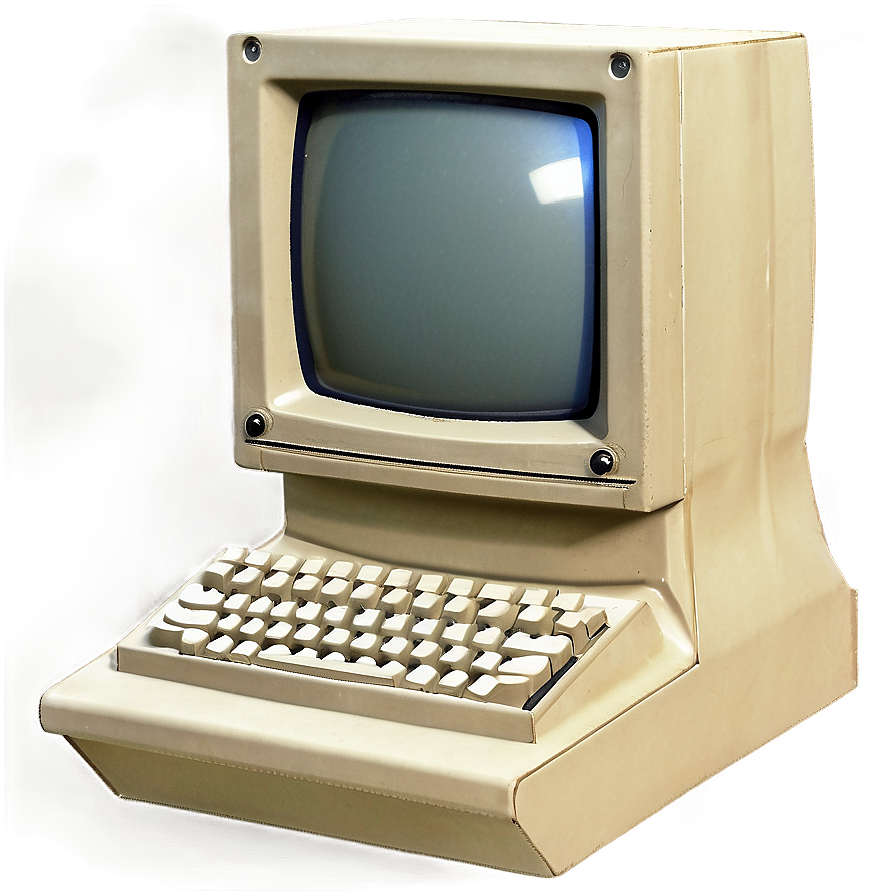 Old-school Computer Png Pcl91 PNG