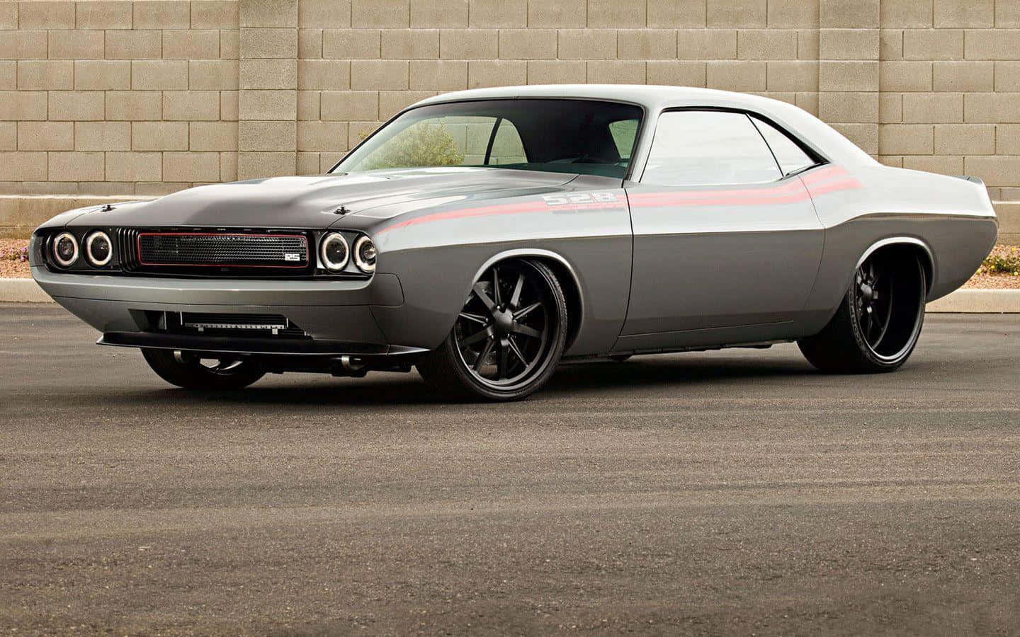 Oldschool Muscle Cars Thema Wallpaper