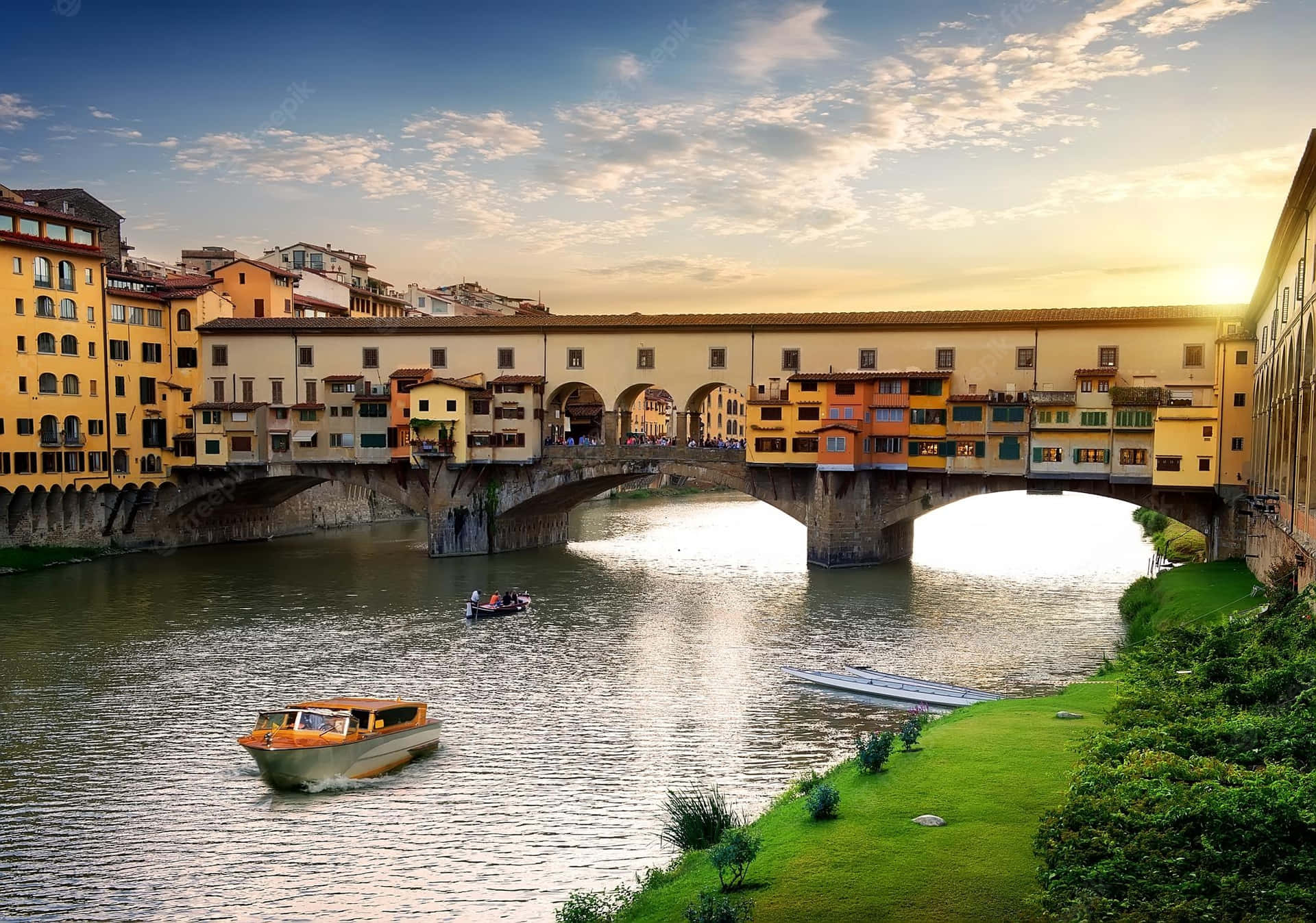 Antiguosecreto Ponte Vecchio Fondo de pantalla