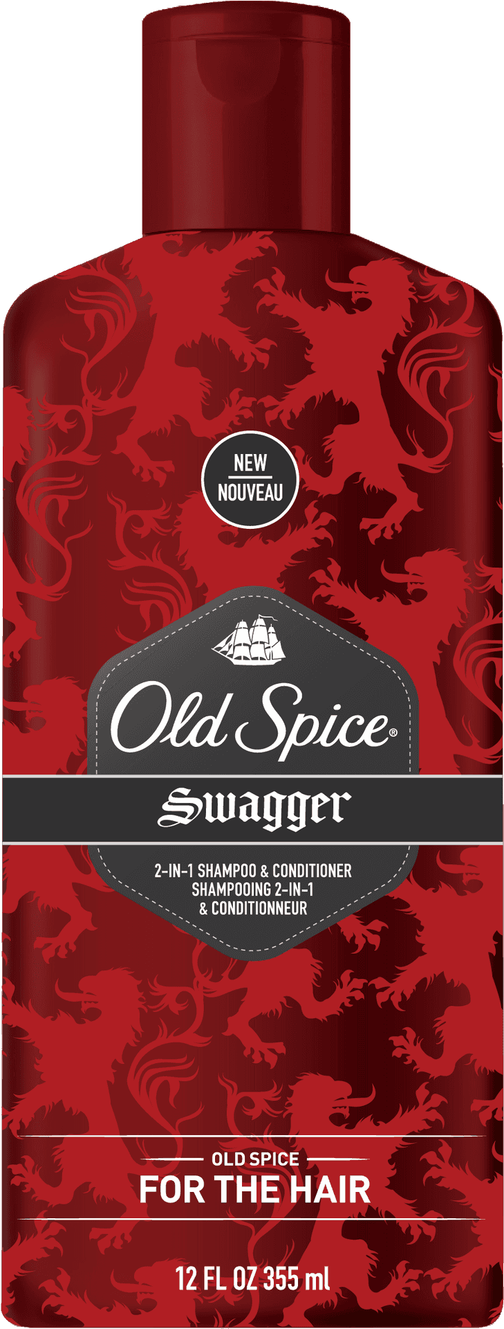 Old Spice Swagger Shampoo Conditioner Bottle PNG
