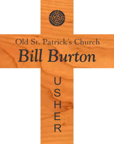 Old St Patricks Church Usher Badge PNG