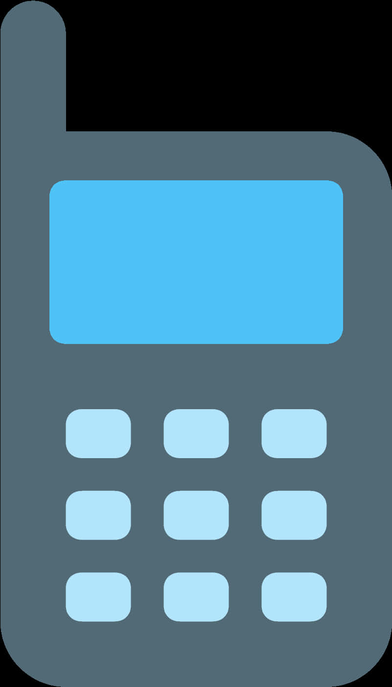 Old Style Cellphone Icon PNG