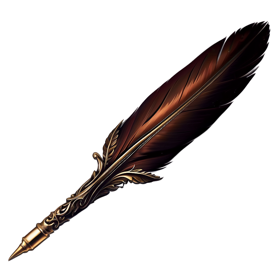 Old Style Quill Pen Png Ett PNG