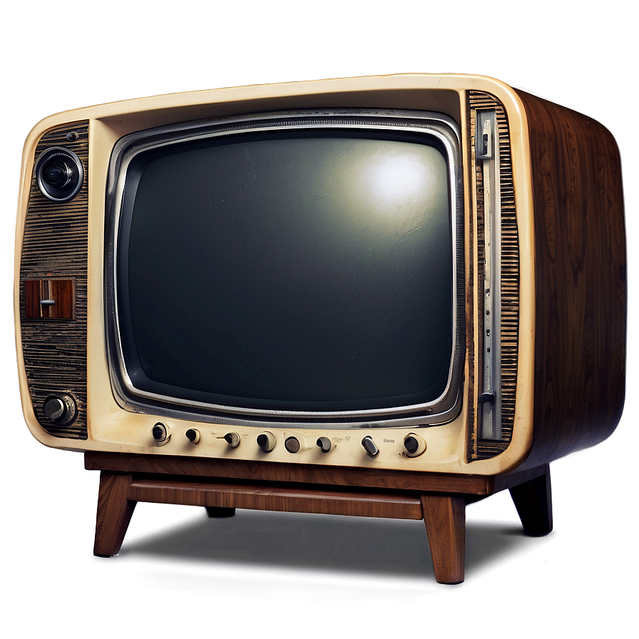 Old Style Tv With Buttons Png 33 PNG