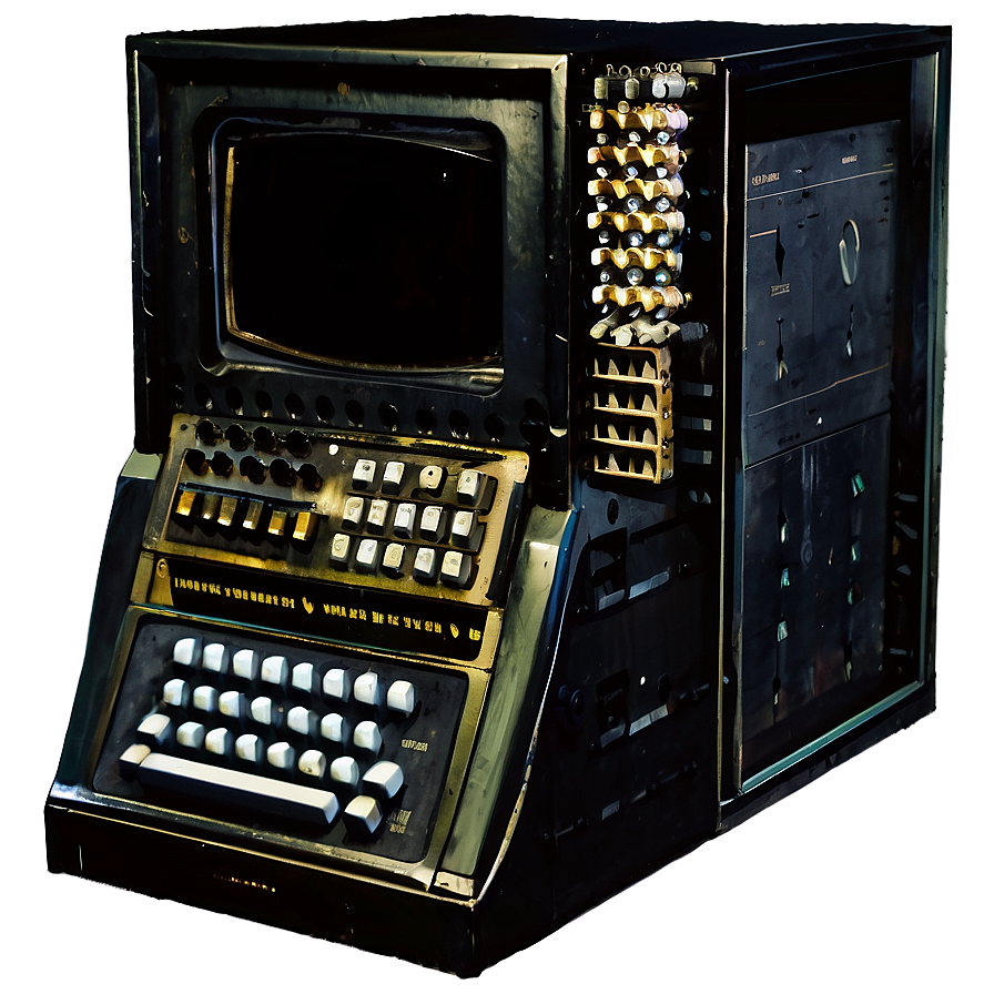 Old Time Computer Png 05242024 PNG