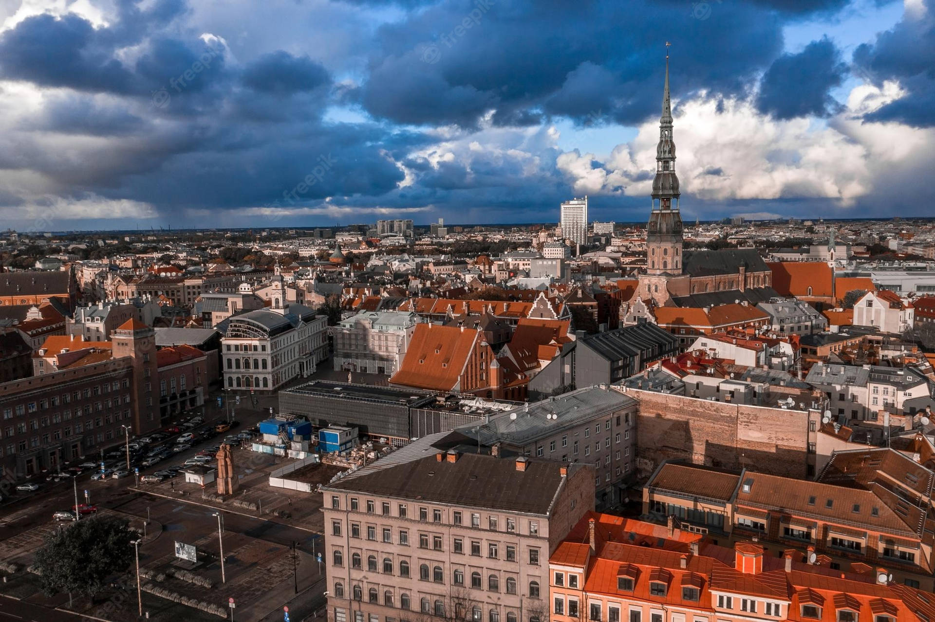 Old Town In Riga Wallpaper