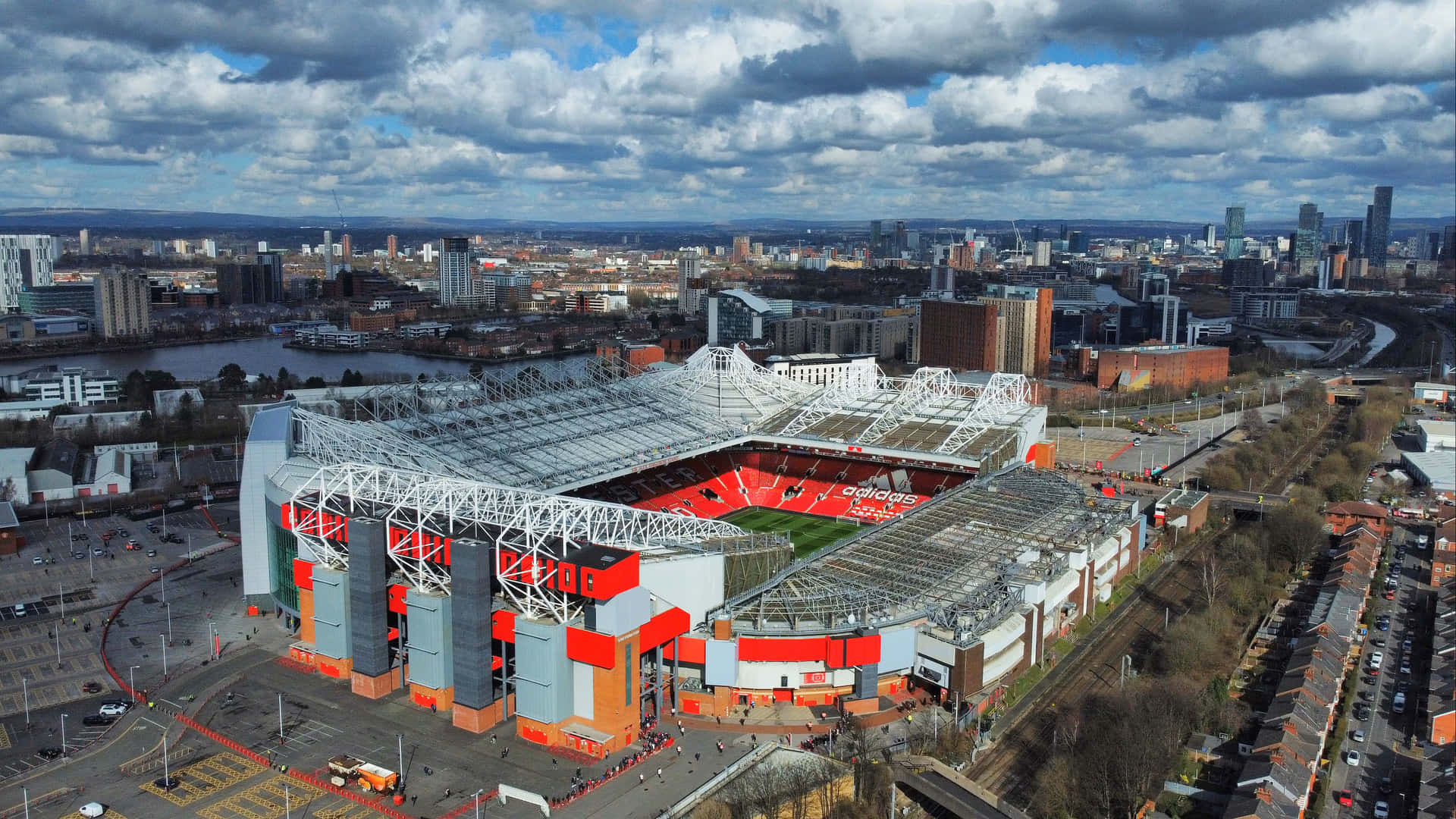 Old Trafford Aerial View Wallpaper
