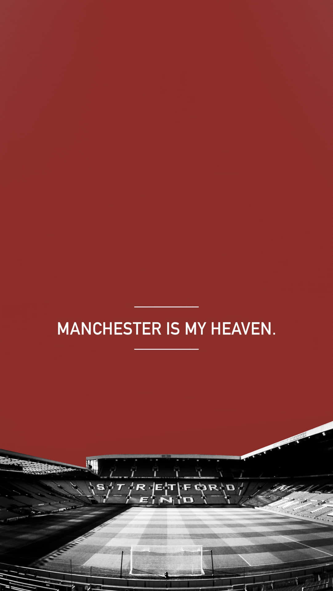 Old Trafford Manchester Is My Heaven Wallpaper