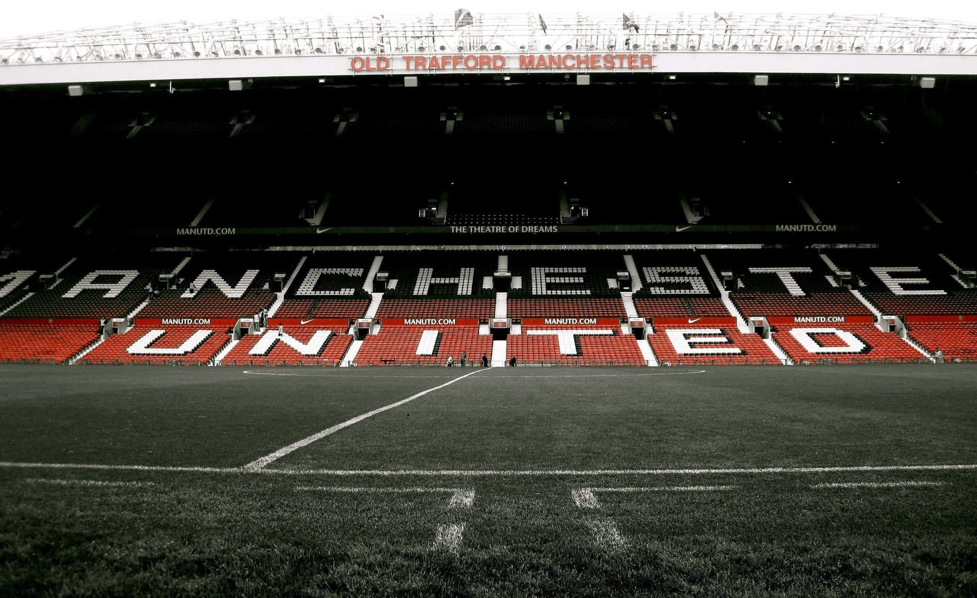 Old Trafford Stadium Manchester United Seating Wallpaper