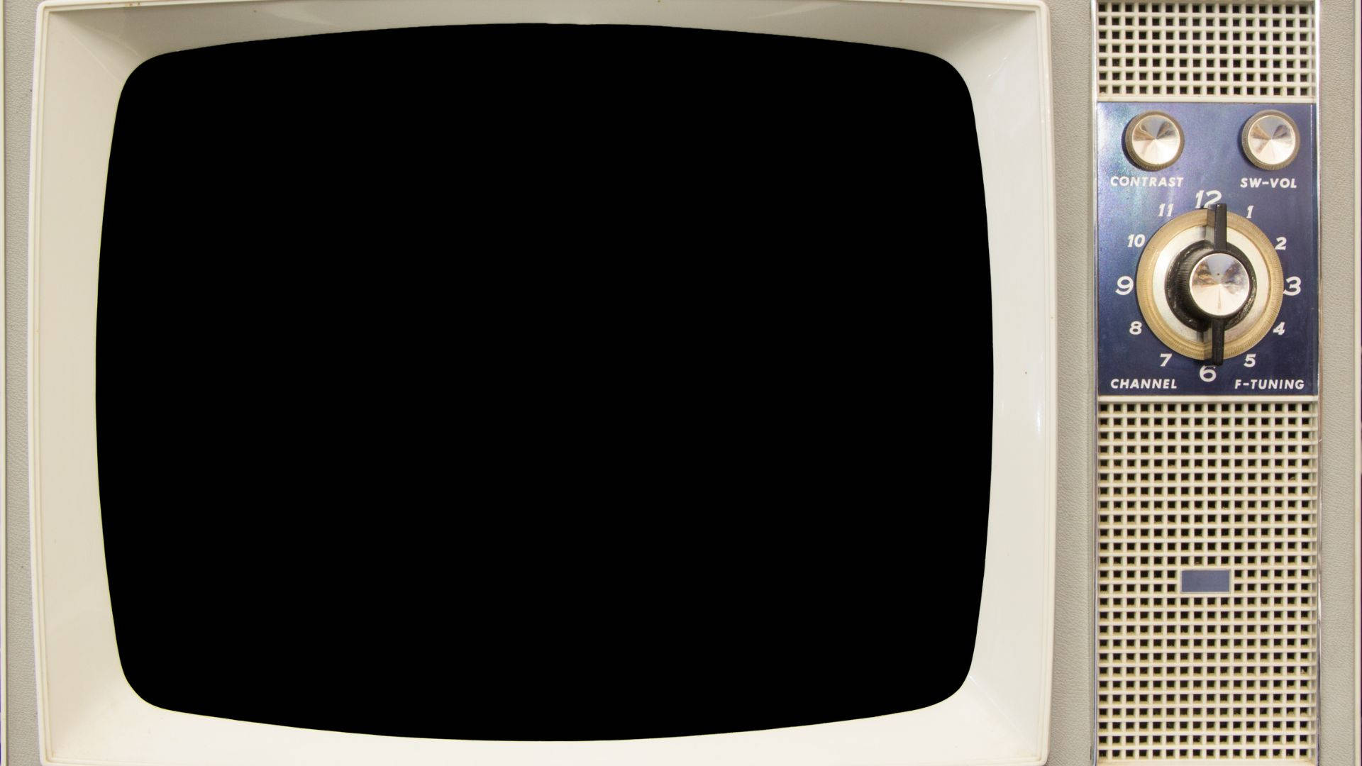 Old Tv White Noise Black Screen Picture