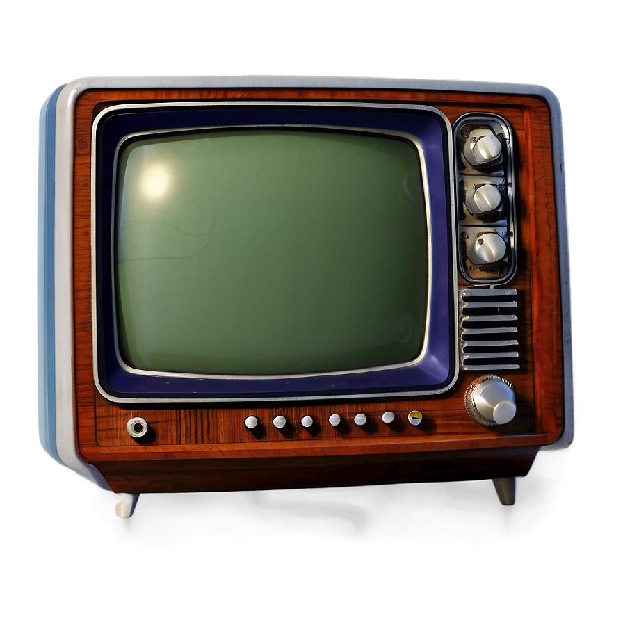 Download Old Tv With Vhf Uhf Knobs Png Igs | Wallpapers.com