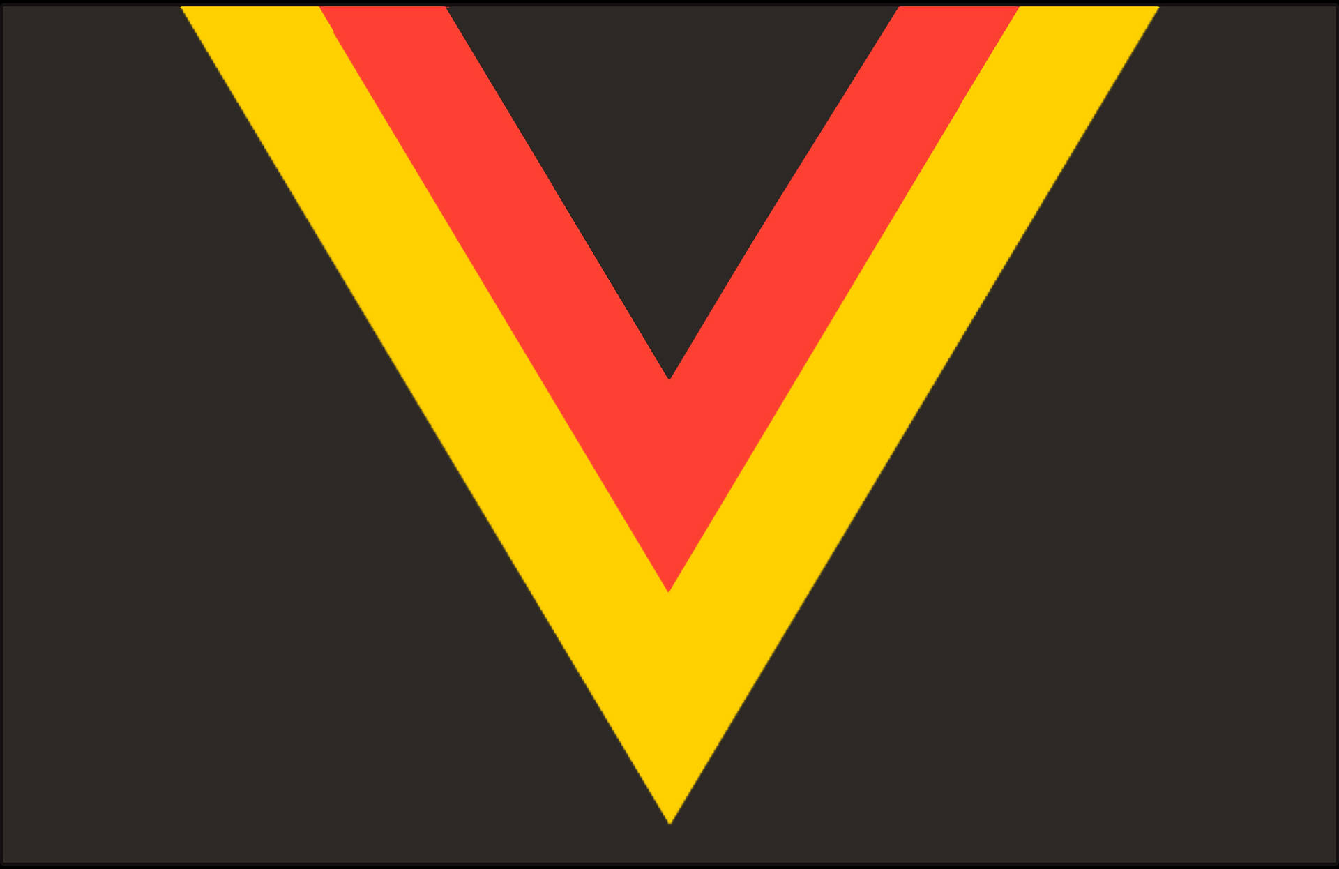 Altesvancouver Canucks V-symbol Wallpaper