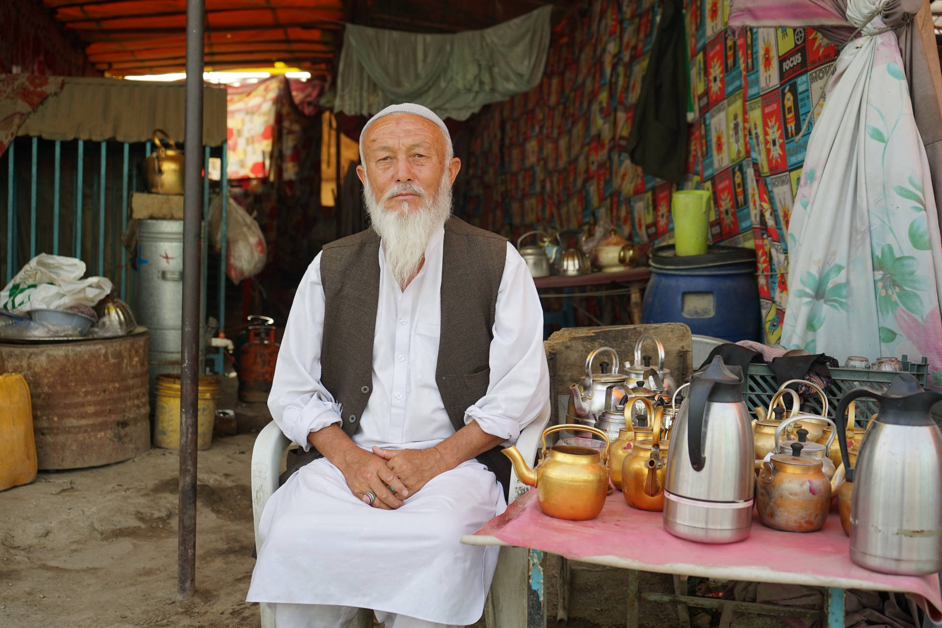Old Vendor Kabul Market