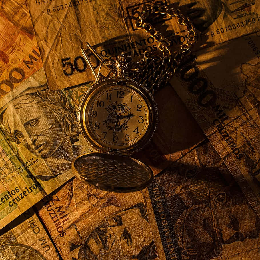 Old Watch Money Cash Photography Wallpaper