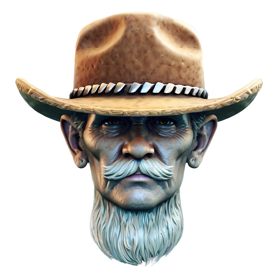 Old Western Sheriff Mustache Png Hqc32 PNG
