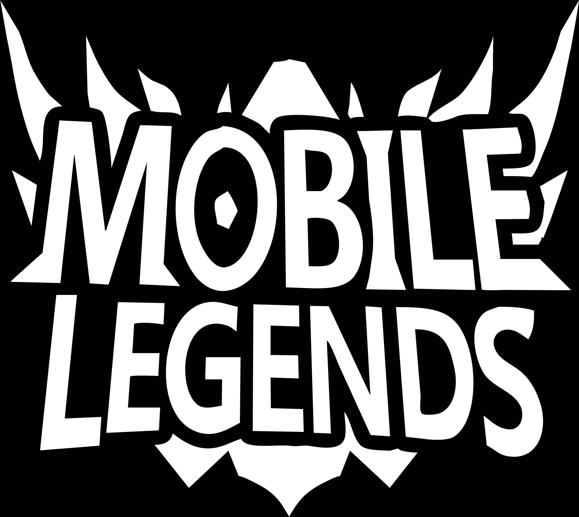 Old White Mobile Legends Logo Wallpaper