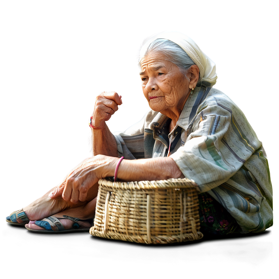 Old Woman D PNG