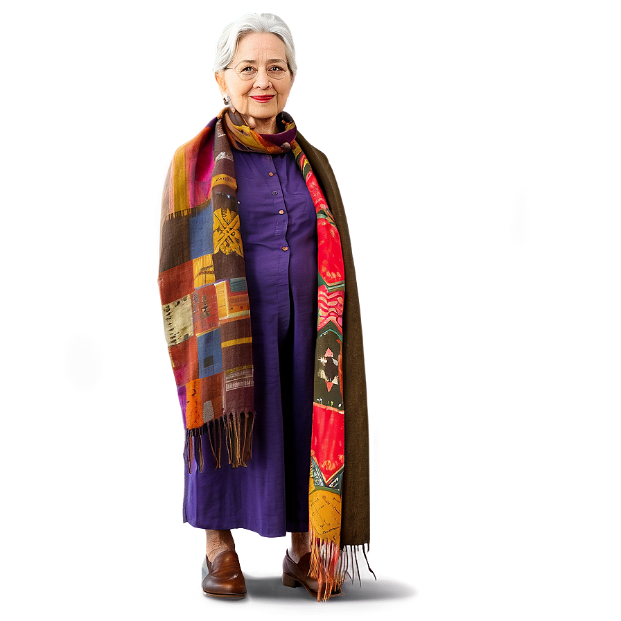 Old Woman With Scarf Png 71 PNG