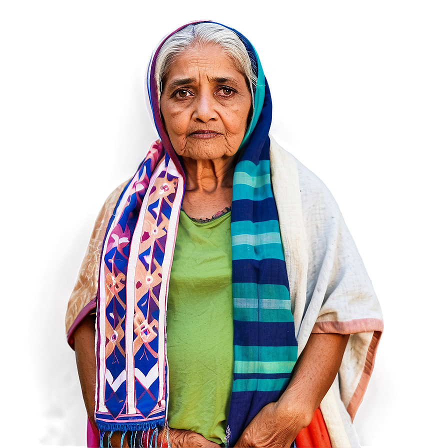 Old Woman With Shawl Png 50 PNG