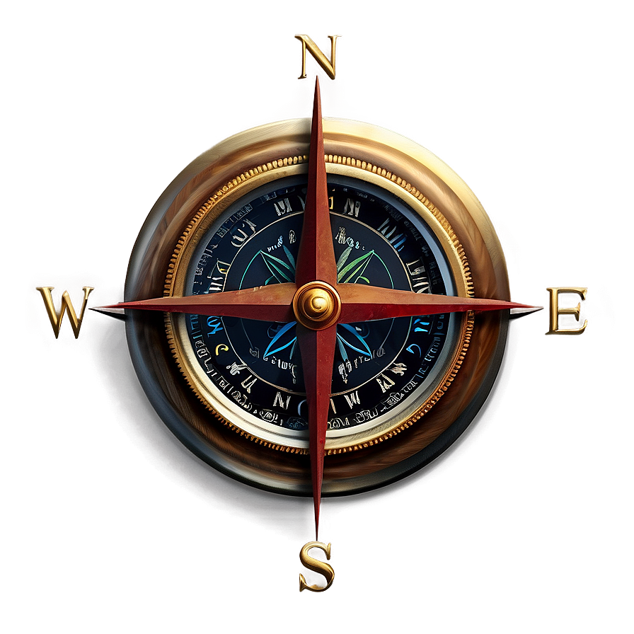 Old World Compass Png Pbl7 PNG