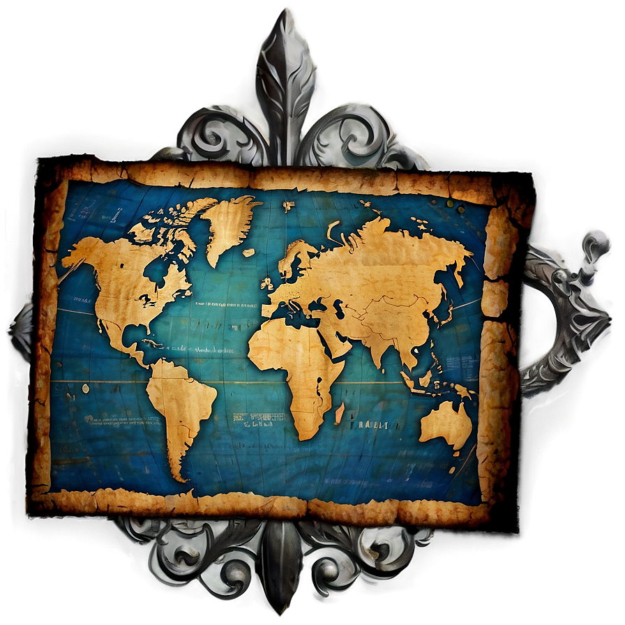 Old World Map Png 62 PNG