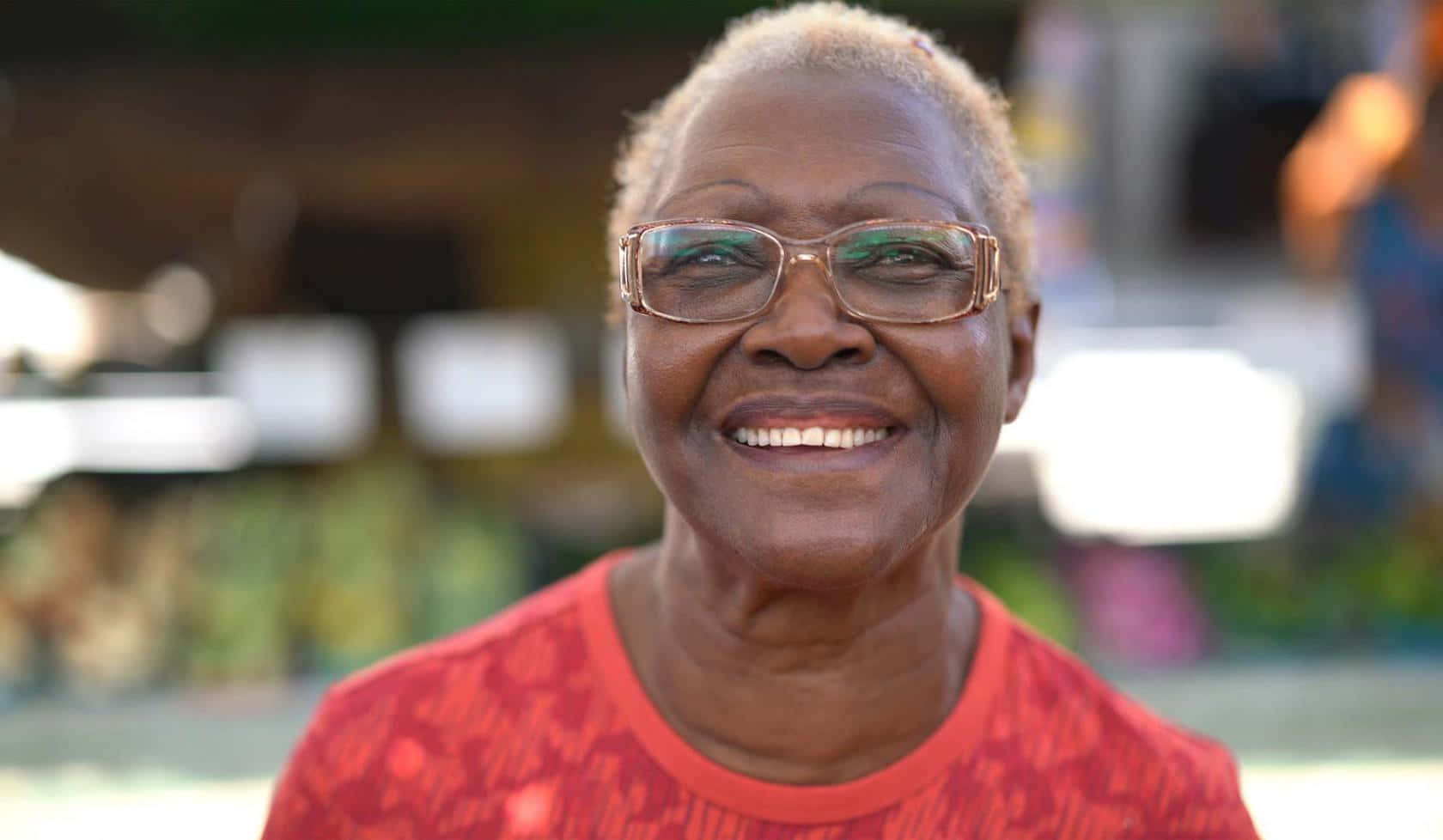 Older Black Woman Senior African Ethnicity Wallpaper