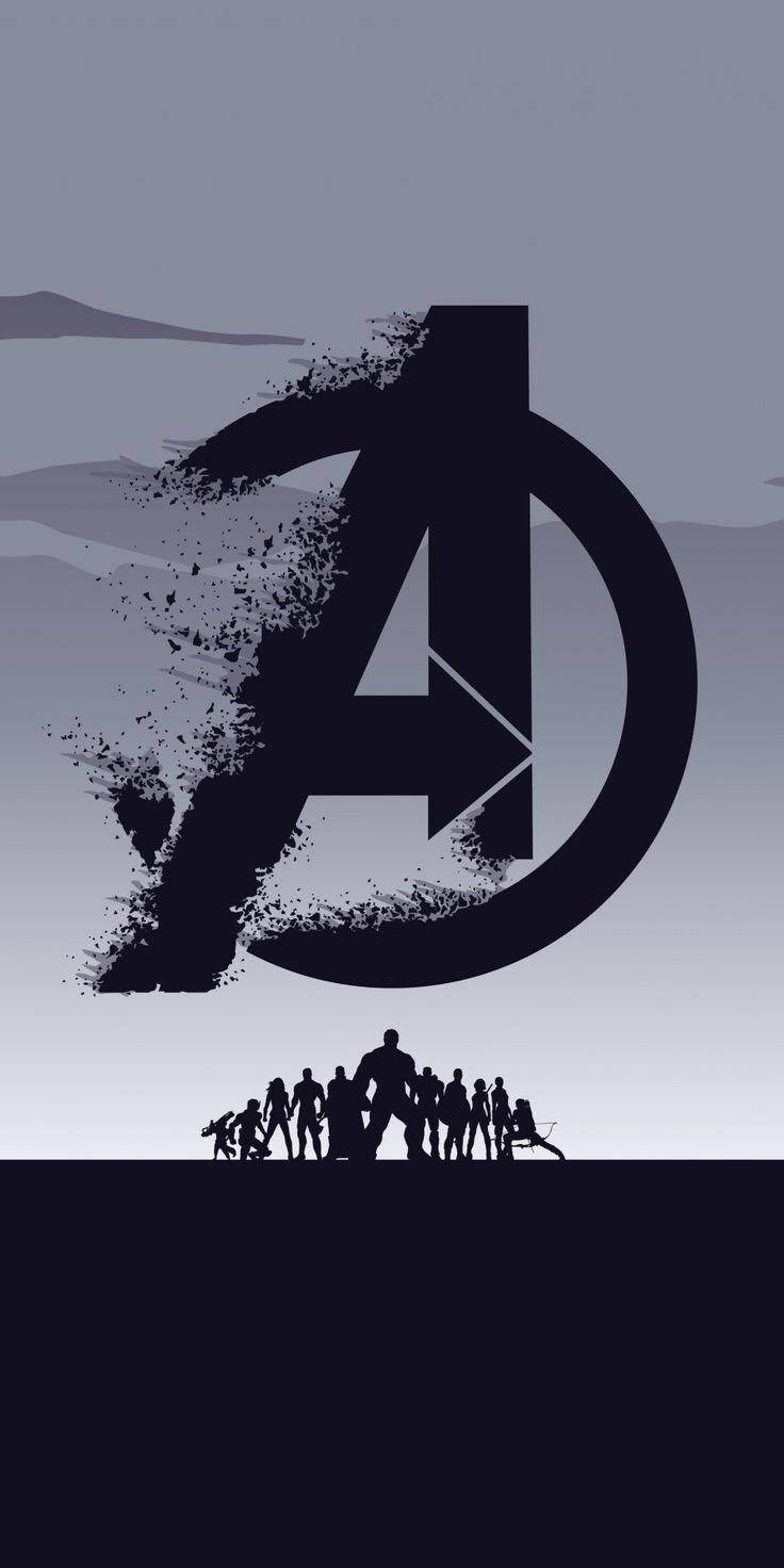 Oled 4k Avengers Logo Dusted