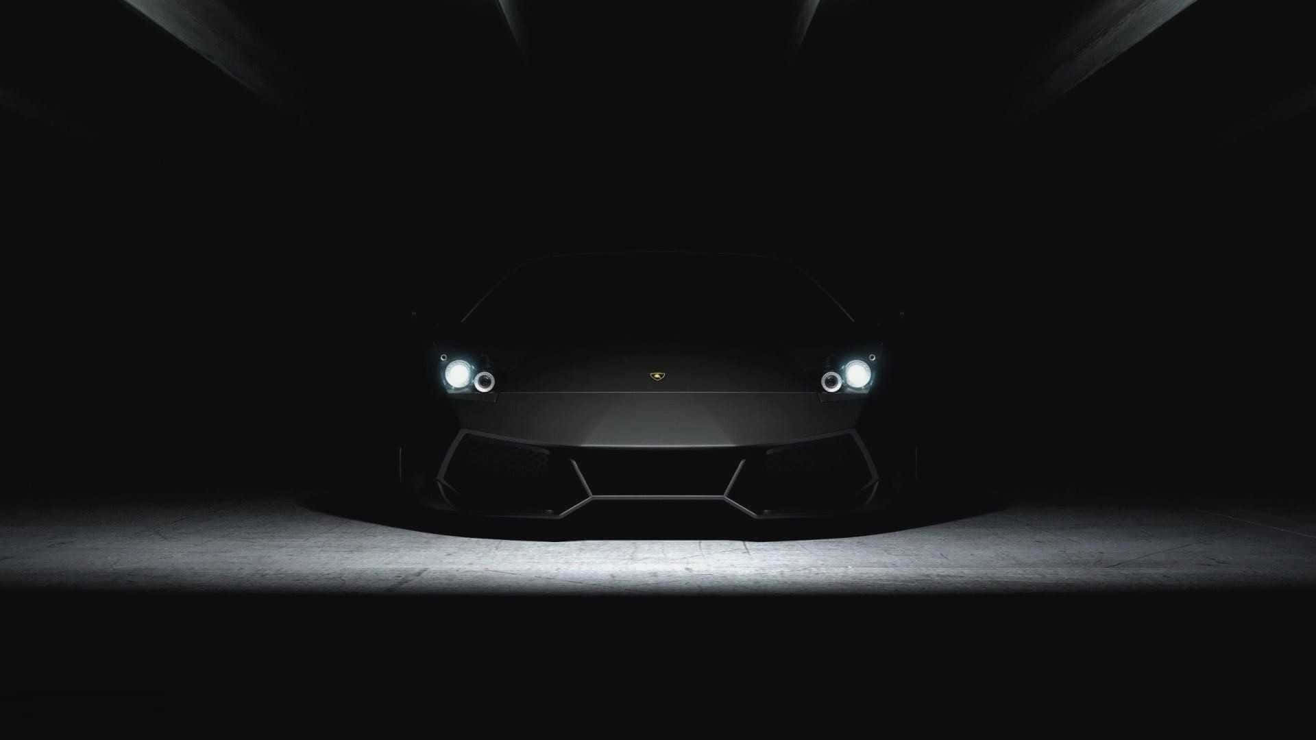 Oled Monitor Black Lamborghini Murciélago Wallpaper